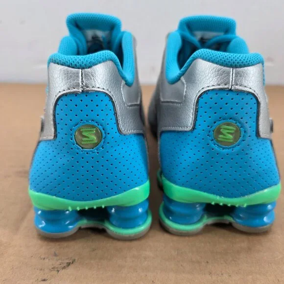 NIKE Womens Shox NZ Sneakers Gray Blue  Shoes Y 7 W8.5 739638-004 - Picture 14 of 16